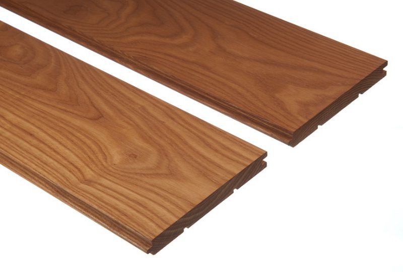 پارکت چوبی Thermo Ash Parquet 18 × 150 mm محصول کمپانی Thermory