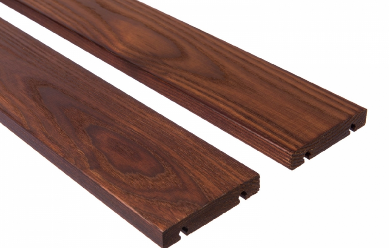 چوب ترموود Thermo Ash 21 × 118 mm - D45J Decking محصول کمپانی Thermory