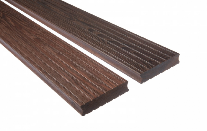 چوب ترموود Thermo Ash 26 × 115 mm - D33 Decking محصول کمپانی Thermory
