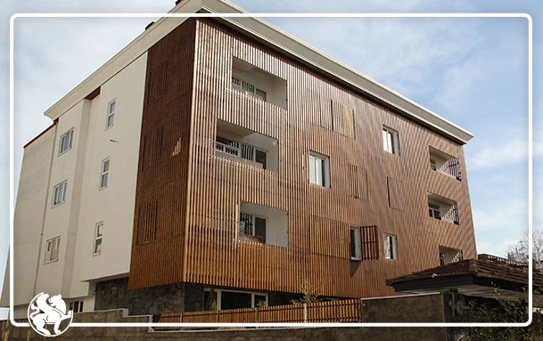 انواع نماهای چوبی ترموود | راهنمای انتخاب زیباترین نمای ساختمان