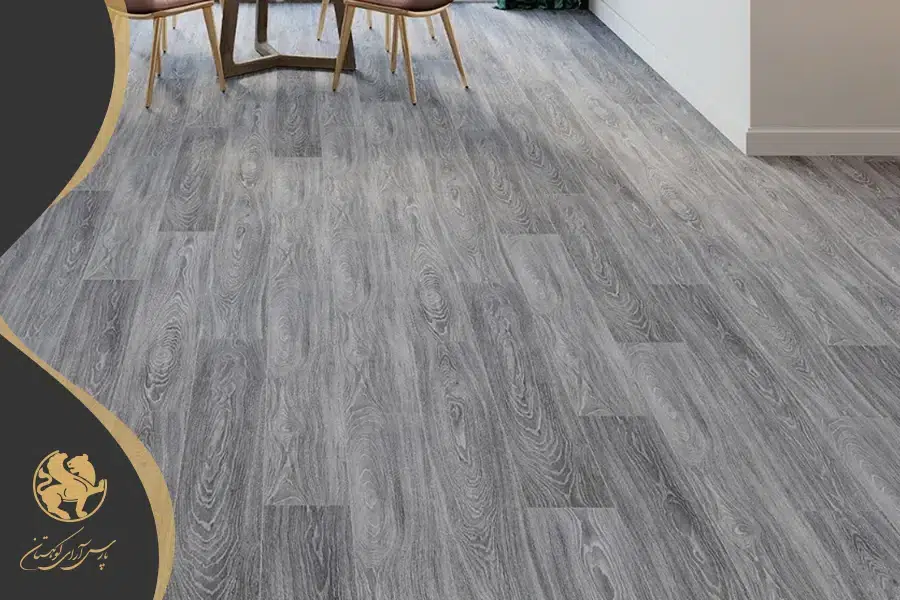 پارکت‌چوبی خاکستری رنگ
