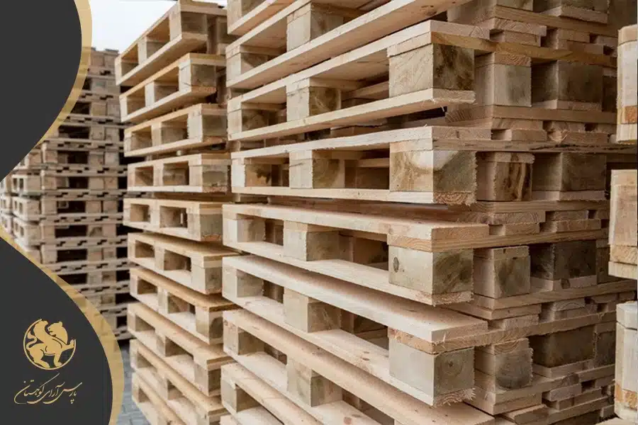 پالت چوبی در بسته‌بندی