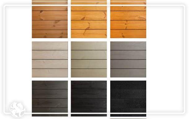 انتخاب رنگ و طرح مناسب چوب نمای ترموود | گزینه‌های متنوع برای انتخاب