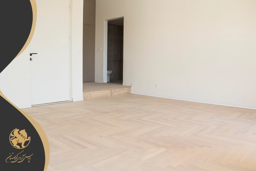 نمایش گردوغبار کمتر با پارکت رنگ روشن