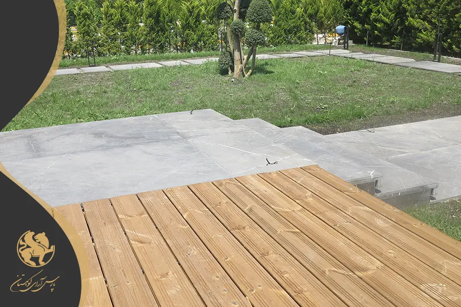 طراحی انواع دکینگ ترموودی در حیاط