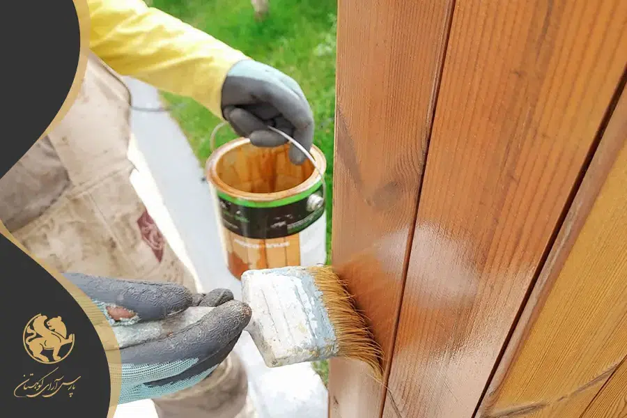 نگهداری از چوب ترموود با رنگ و روغن