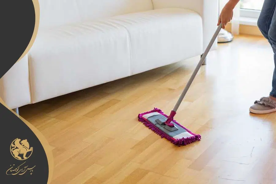 روش صحیح تمیزکاری و براق کردن پارکت چوبی